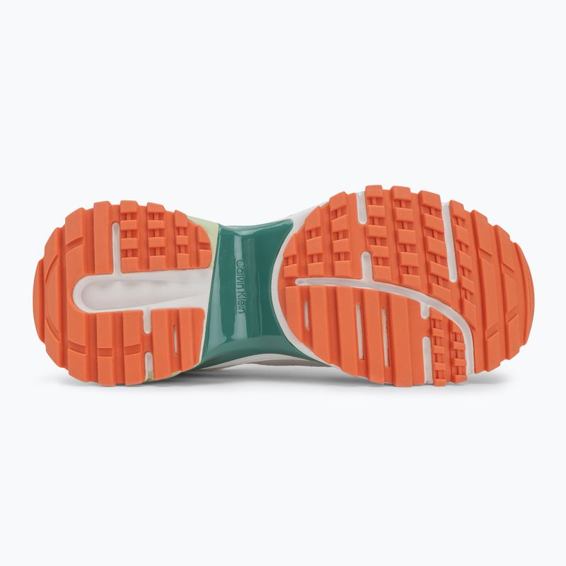 Buty męskie Calvin Klein YM0YM01292 Hike Runner Casual Ny-Su bright white/wild green/tigerilily 4