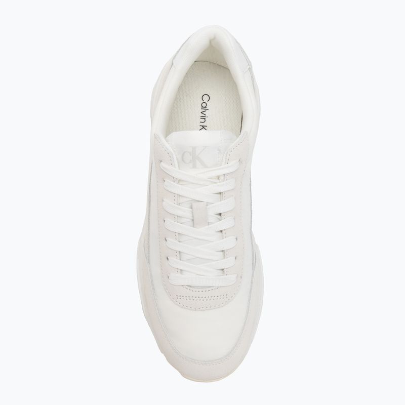 Buty męskie Calvin Klein YM0YM01292 Hike Runner Casual Ny-Su triple bright white 5