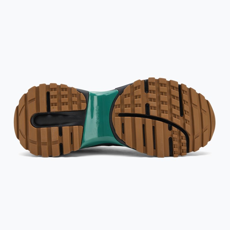 Buty męskie Calvin Klein YM0YM01284 Hike Runner Tech Knit ck black/grain brown/wild green 4