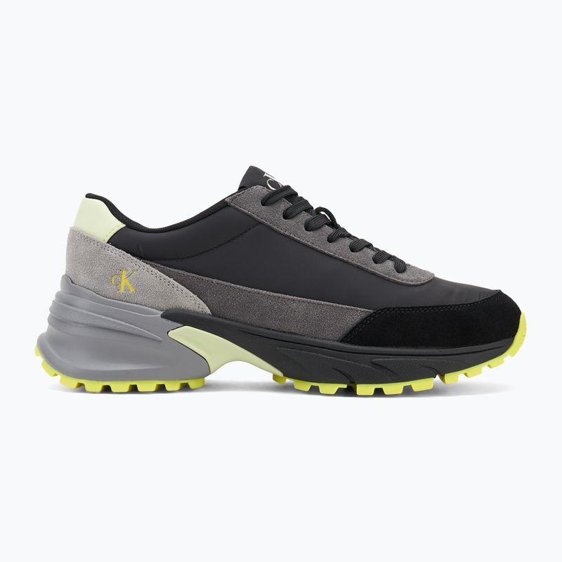 Buty męskie Calvin Klein YM0YM01292 Hike Runner Casual Ny-Su ck black/granite grey/wild lime 2