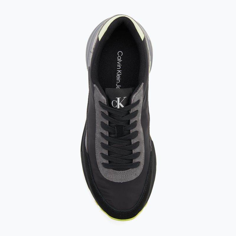 Buty męskie Calvin Klein YM0YM01292 Hike Runner Casual Ny-Su ck black/granite grey/wild lime 5