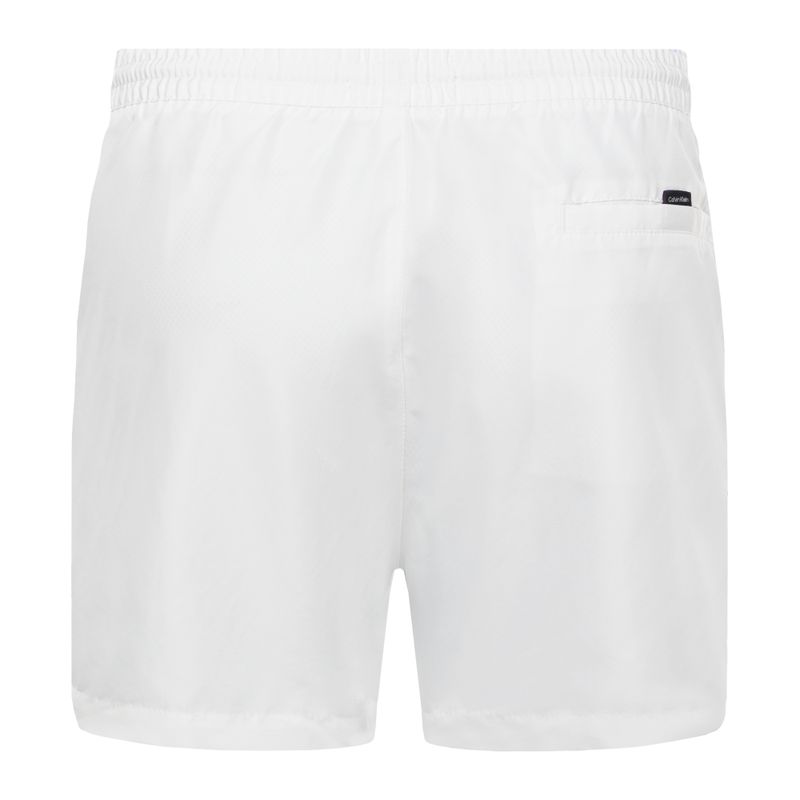 Szorty kąpielowe męskie Calvin Klein Medium Drawstring white 2