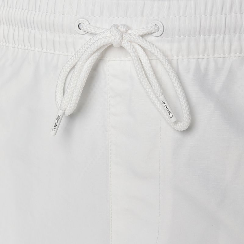 Szorty kąpielowe męskie Calvin Klein Medium Drawstring white 7