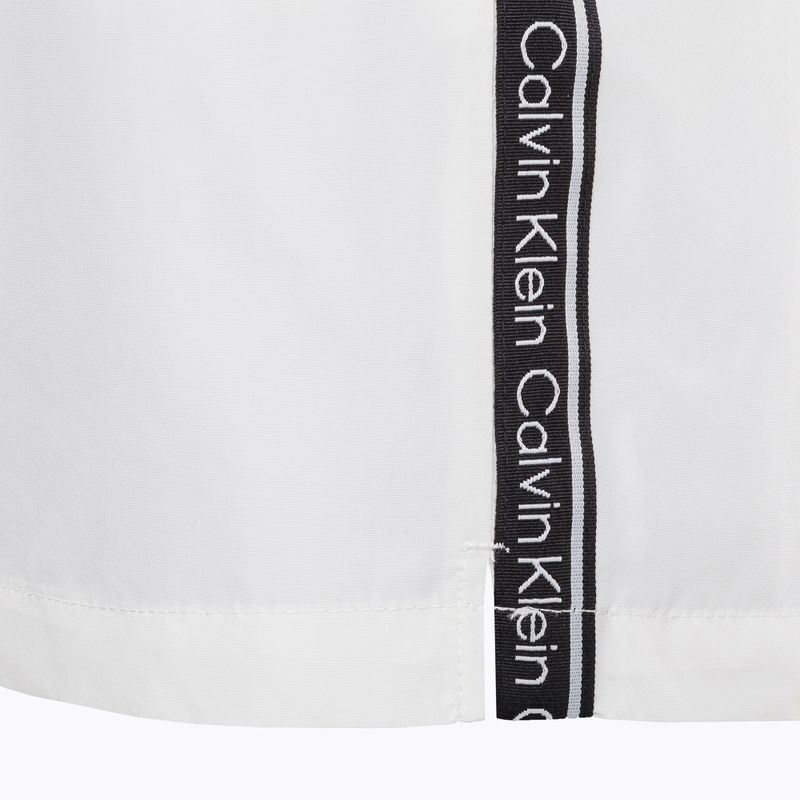 Szorty kąpielowe męskie Calvin Klein Medium Drawstring white 8