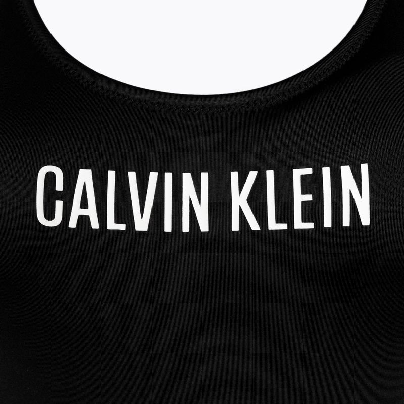 Strój kąpielowy jednoczęściowy damski Calvin Klein Scoop Back One Piece Logo black 3