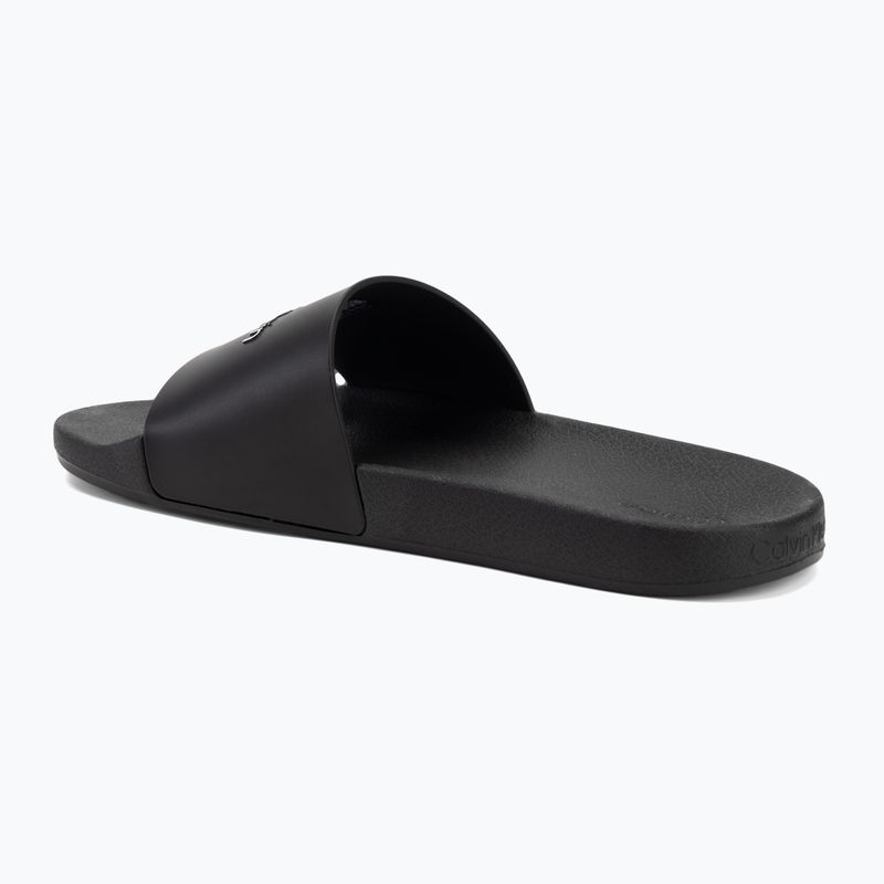 Klapki męskie Calvin Klein HM0HM00455 Pool Slide Rubber black 3