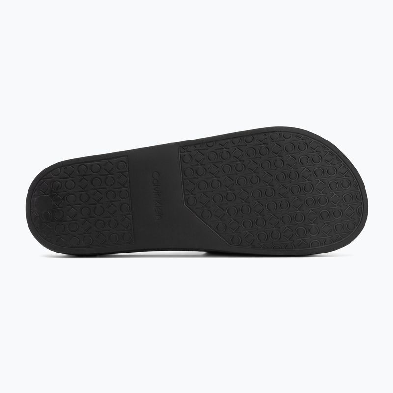 Klapki męskie Calvin Klein HM0HM00455 Pool Slide Rubber black 4