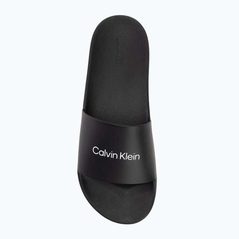 Klapki męskie Calvin Klein HM0HM00455 Pool Slide Rubber black 5