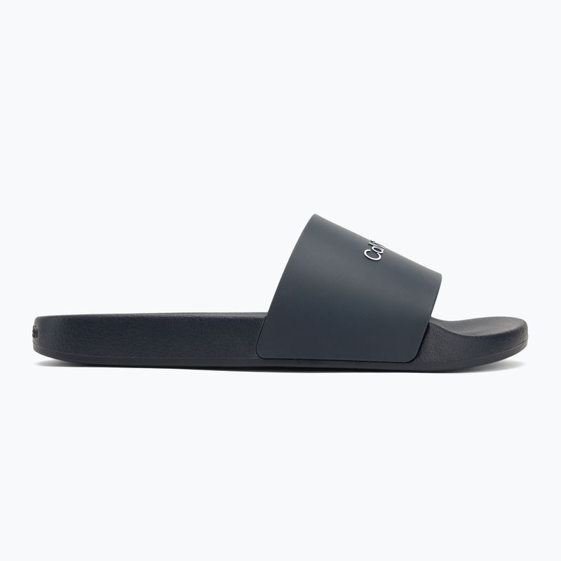 Klapki męskie Calvin Klein HM0HM00455 Pool Slide Rubber navy 2
