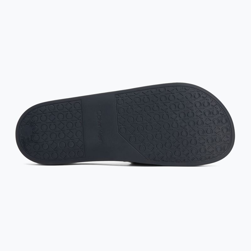 Klapki męskie Calvin Klein HM0HM00455 Pool Slide Rubber navy 4