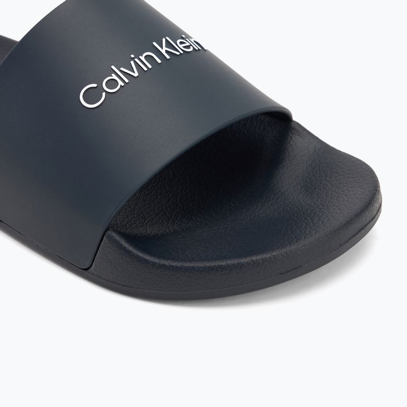Klapki męskie Calvin Klein HM0HM00455 Pool Slide Rubber navy 7