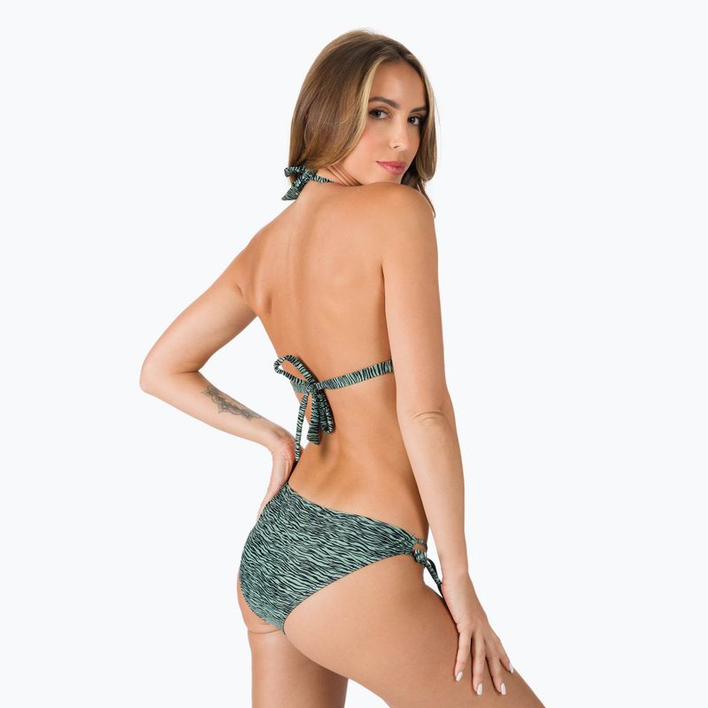 Strój kąpielowy dwuczęściowy damski Protest Prtadmirer Halter C-Cup green baygreen 3