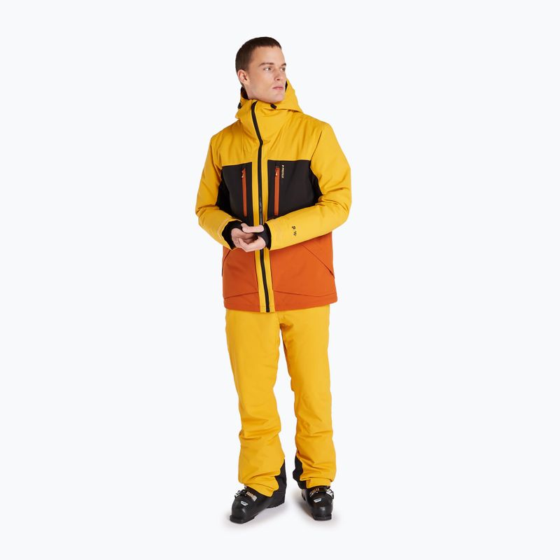 Kurtka narciarska męska Protest Prtgooz dark yellow 2