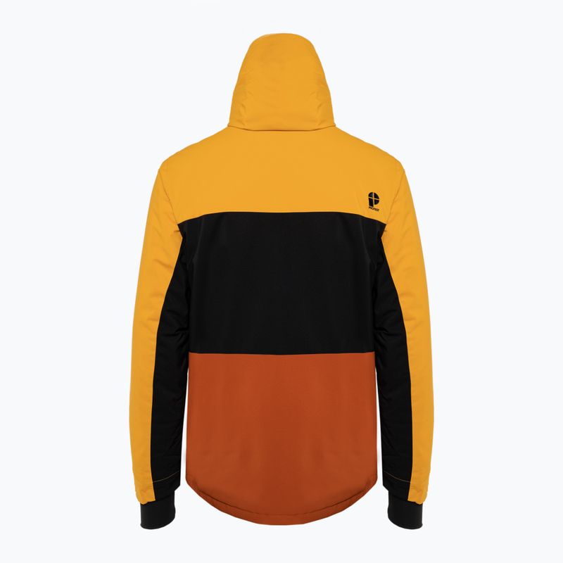Kurtka narciarska męska Protest Prtgooz dark yellow 6