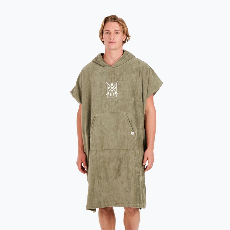 Ponczo męskie Protest Prtpurdey artichoke green 3