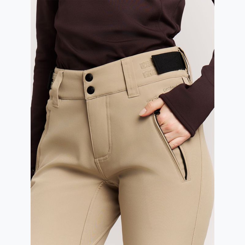 Spodnie snowboardowe damskie Protest PRTRelole bamboobeige 5