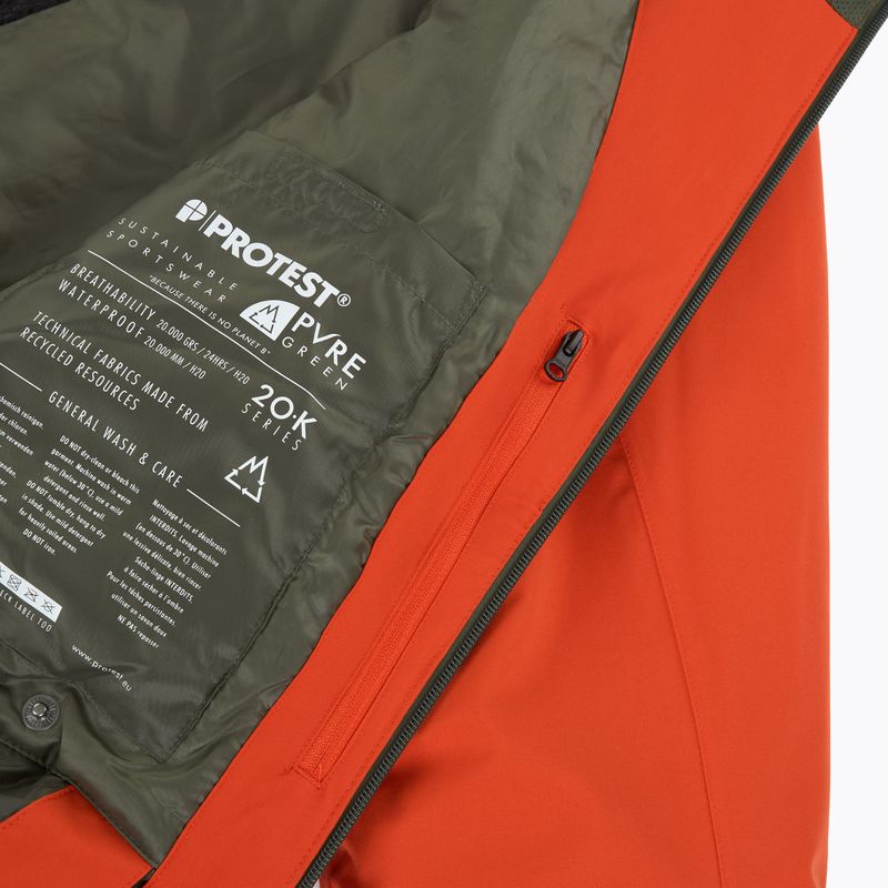 Kurtka snowboardowa męska Protest Prttimothy burnt orange 6