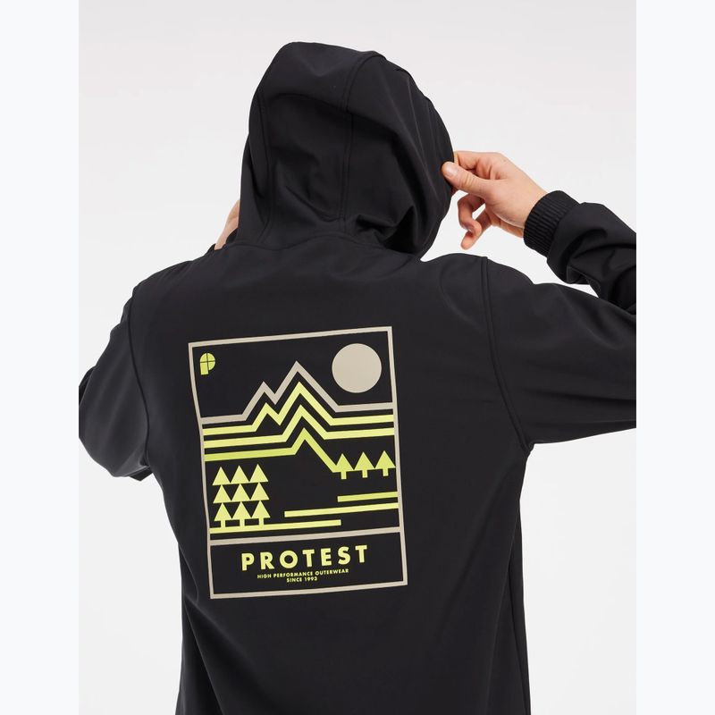 Kurtka snowboardowa męska Protest Prtgalaxy true black 5