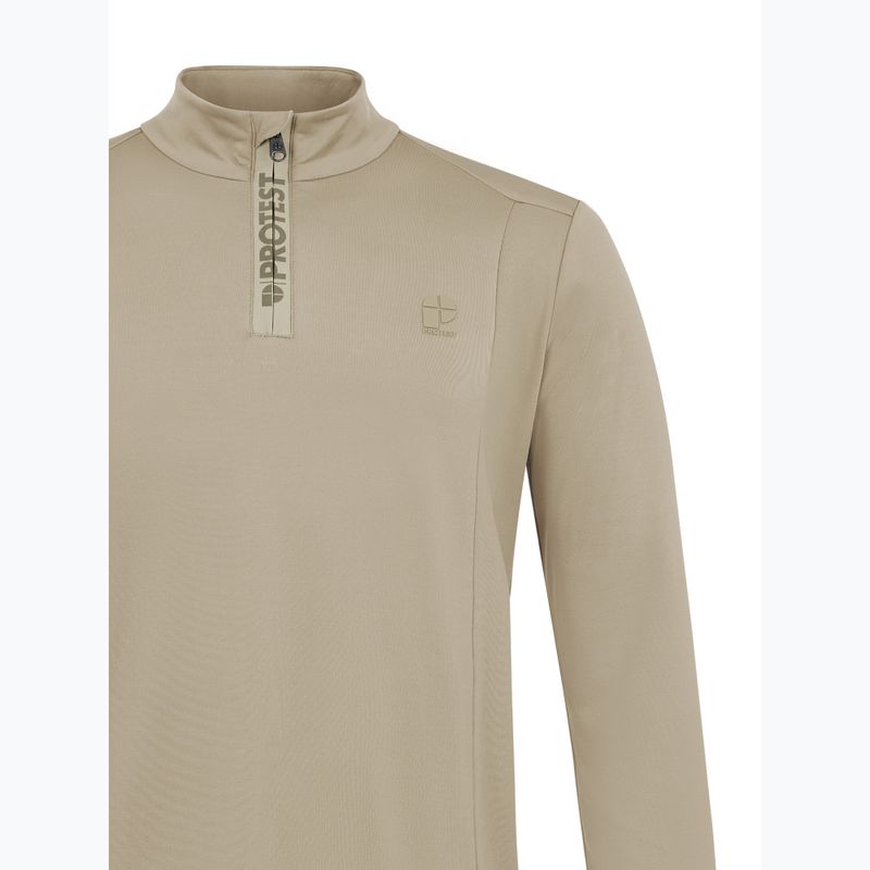 Bluza męska Protest Rewill 1/4 Zip Active bamboobeige 3