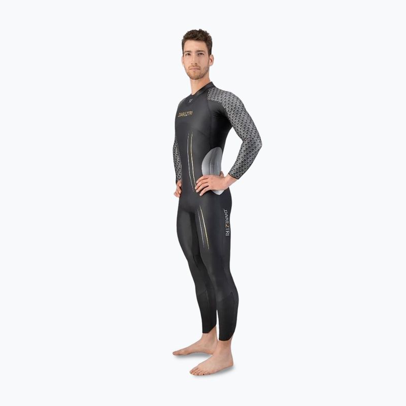 Pianka triathlonowa męska Dare2Tri MACH5 0,5 mm czarny 5