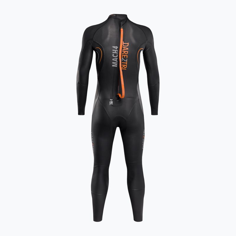 Pianka triathlonowa męska Dare2Tri Fina Mach4.1 5 mm czarny 3
