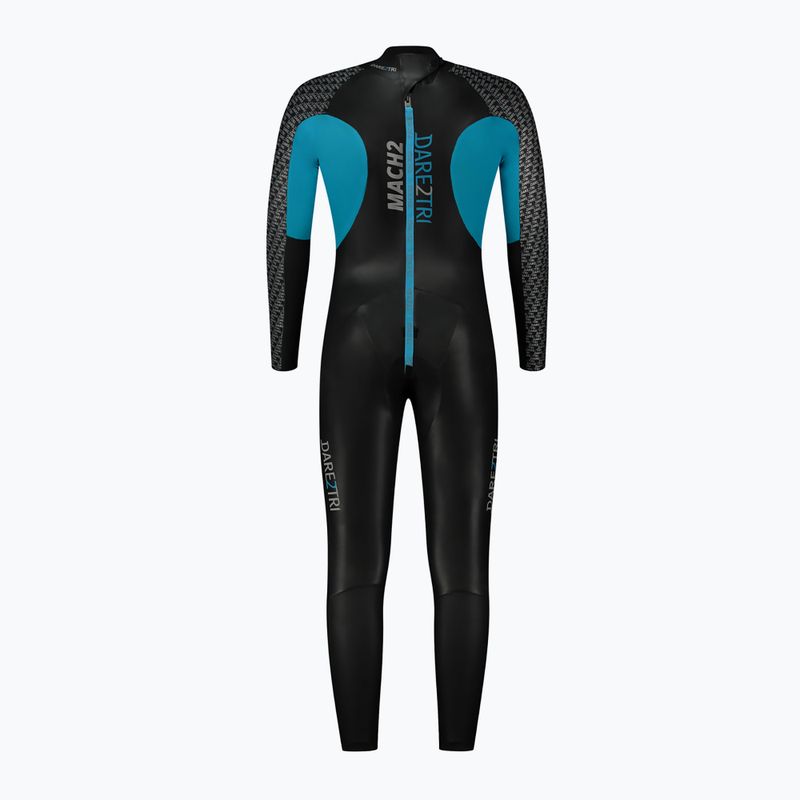 Pianka triathlonowa męska Dare2Tri Mach2 2 mm czarny 2