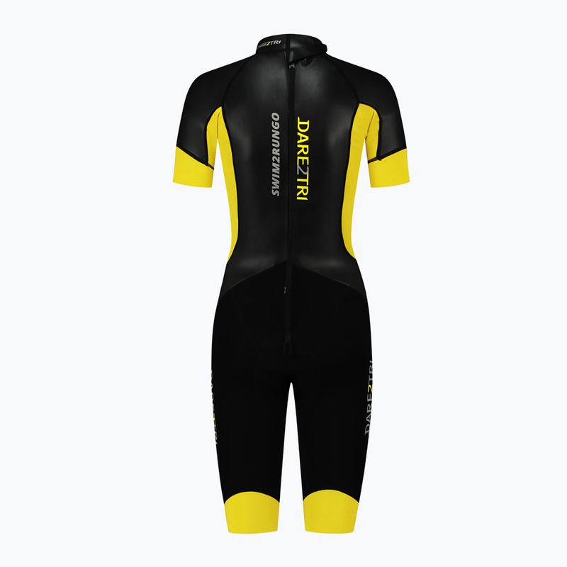 Pianka triathlonowa męska Dare2Tri Swim&Run 5 mm czarny 2