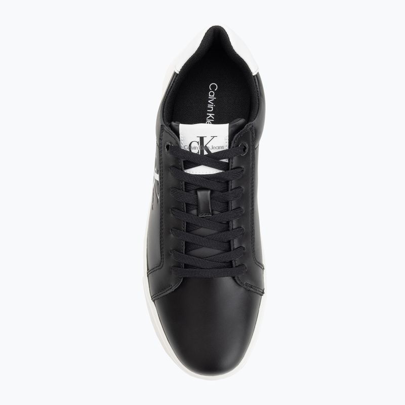 Buty męskie Calvin Klein YM0YM00681 Chunky Cupsole Monologo Lth triple black/bright white 5