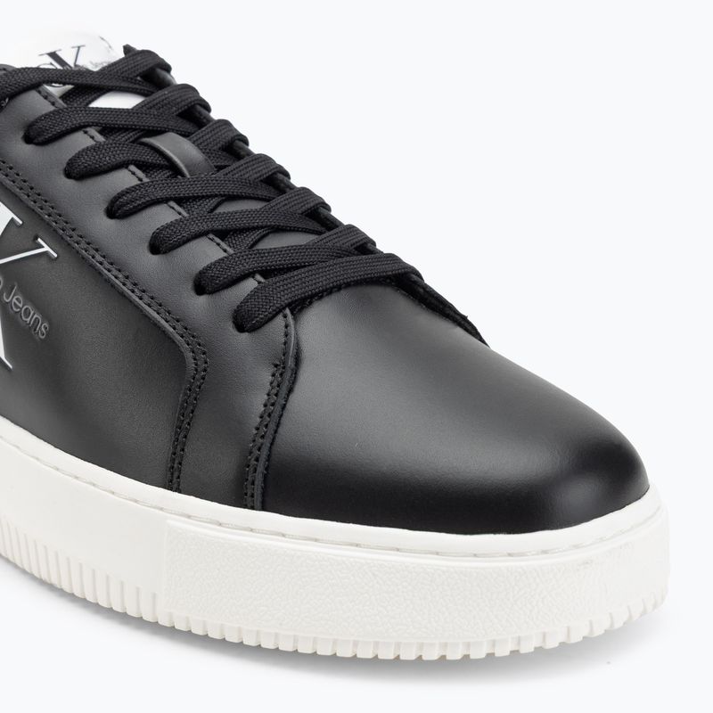 Buty męskie Calvin Klein YM0YM00681 Chunky Cupsole Monologo Lth triple black/bright white 7