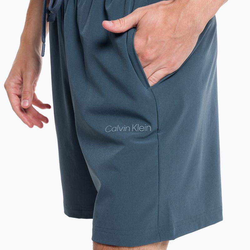 Spodenki treningowe męskie Calvin Klein 7" Woven crayon blue 4