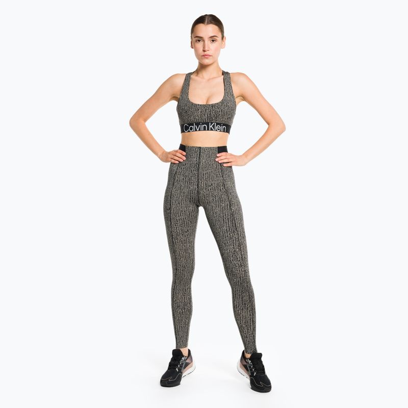 Legginsy treningowe damskie Calvin Klein 7/8 shocking print 2
