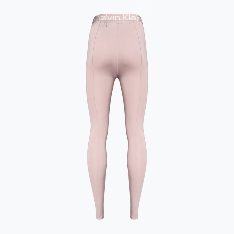 Legginsy treningowe damskie Calvin Klein 7/8 gray rose 6