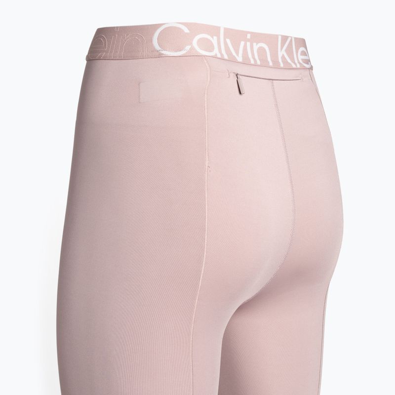 Legginsy treningowe damskie Calvin Klein 7/8 gray rose 8