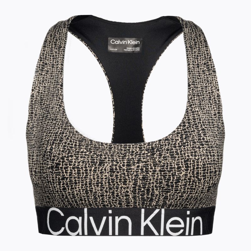 Biustonosz treningowy Calvin Klein Medium Support shocking print 5