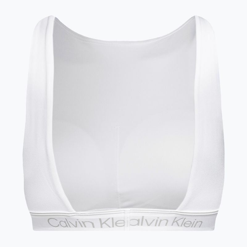 Biustonosz treningowy Calvin Klein Medium Support bright white 6