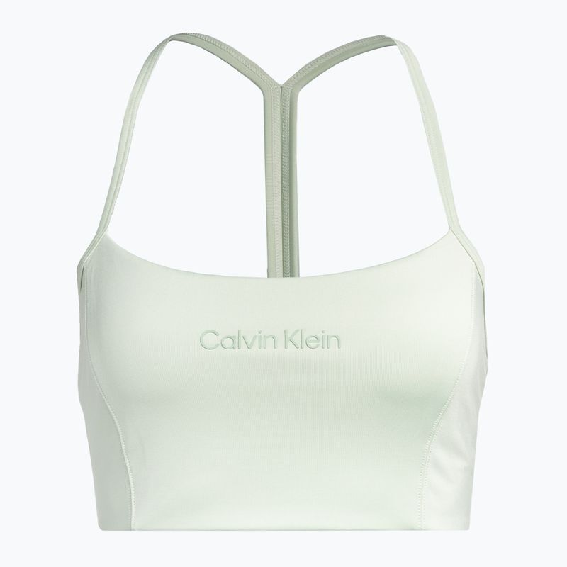 Biustonosz treningowy Calvin Klein Low Support seaspray green 6