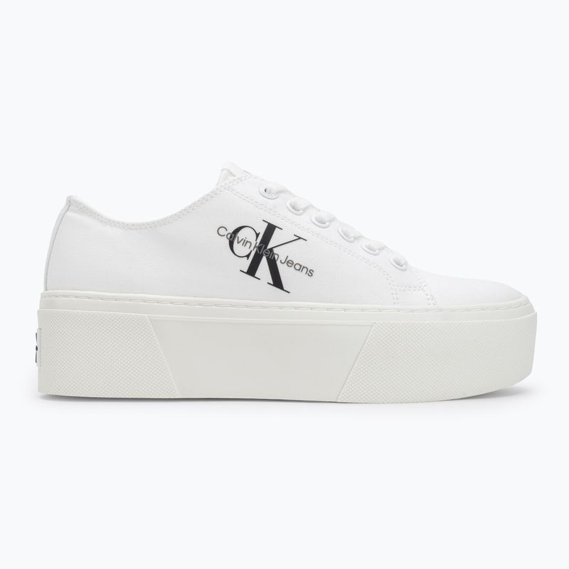 Trampki damskie Calvin Klein YW0YW01033 Vulc Flatform+ Cupsole Low white 2