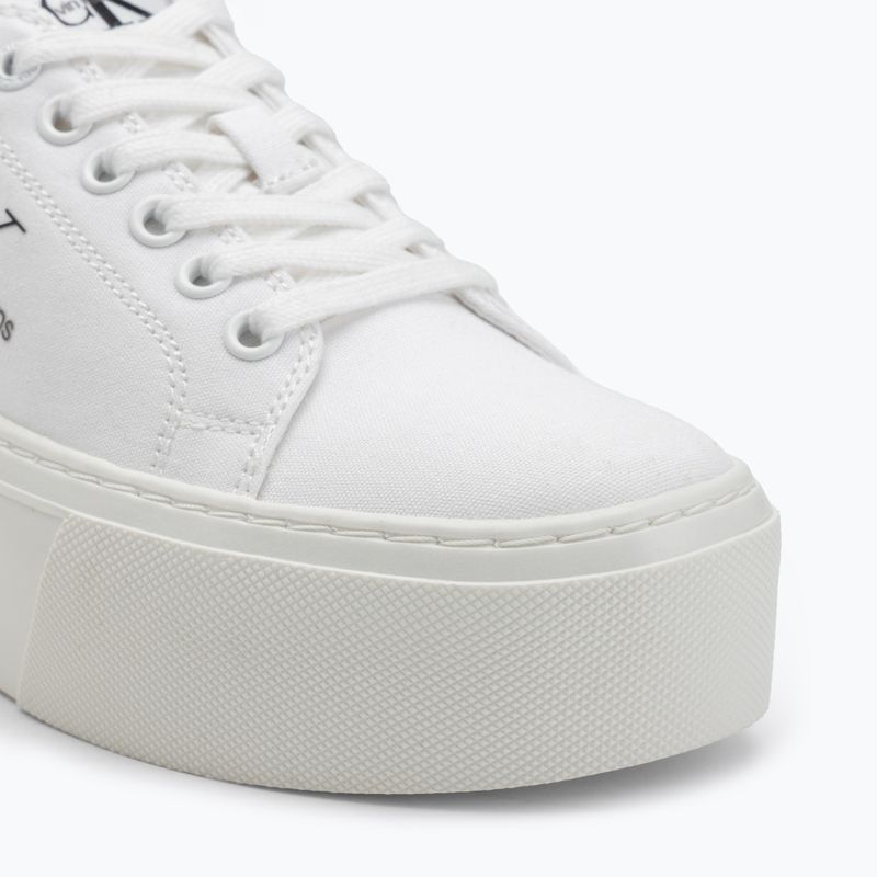 Trampki damskie Calvin Klein YW0YW01033 Vulc Flatform+ Cupsole Low white 7