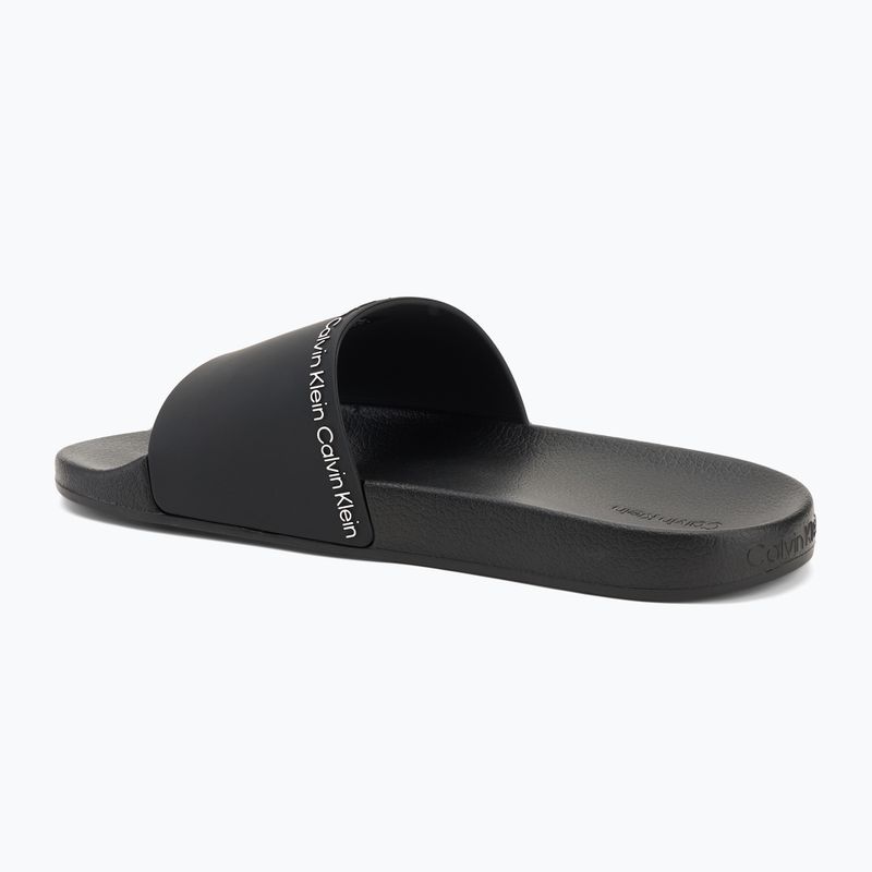 Klapki męskie Calvin Klein HM0HM00981 Pool Slide Rubber black 3