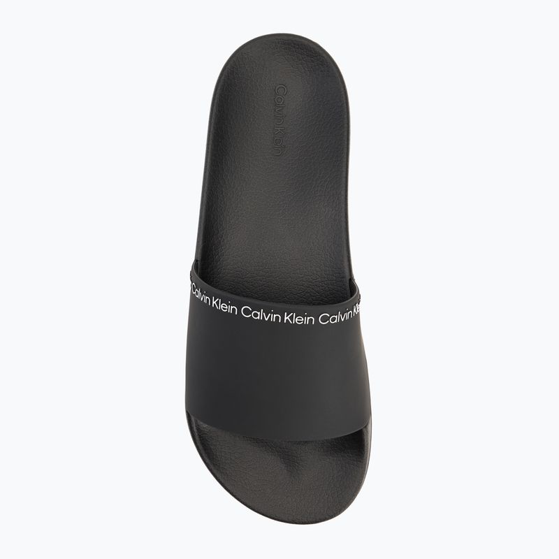 Klapki męskie Calvin Klein HM0HM00981 Pool Slide Rubber black 5