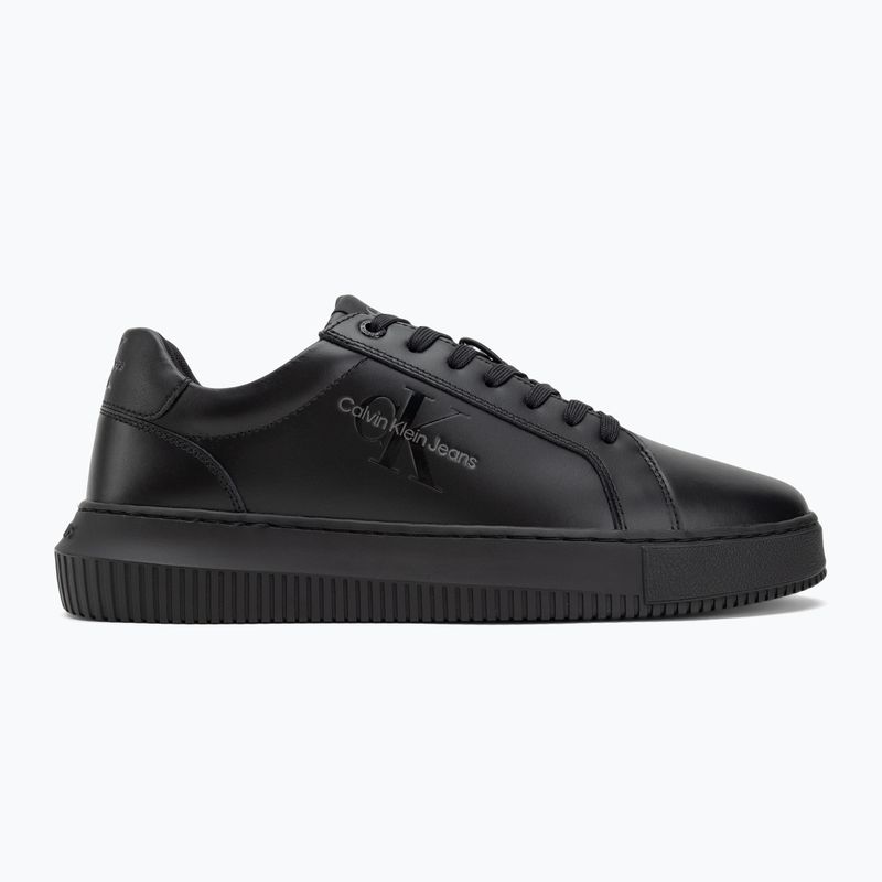 Buty męskie Calvin Klein YM0YM00681 Chunky Cupsole Monologo Lth triple black 2