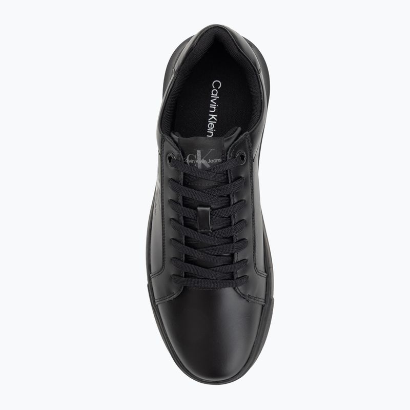 Buty męskie Calvin Klein YM0YM00681 Chunky Cupsole Monologo Lth triple black 5