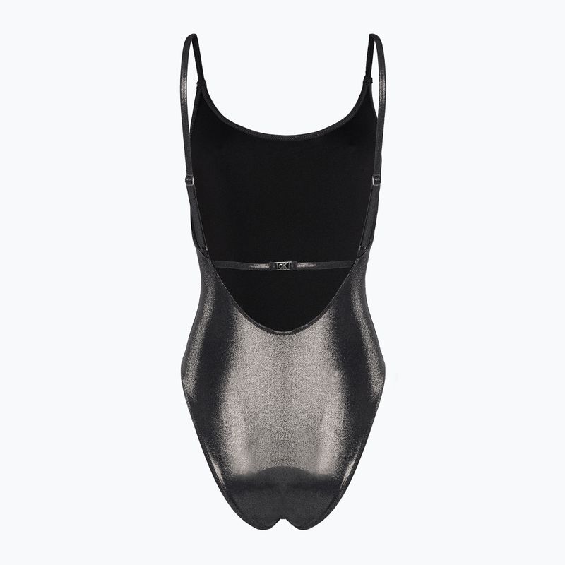 Strój kąpielowy jednoczęściowy damski Calvin Klein Scoop Back One Piece black 2
