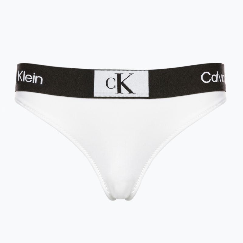 Dół od stroju kąpielowego Calvin Klein Thong YCD white