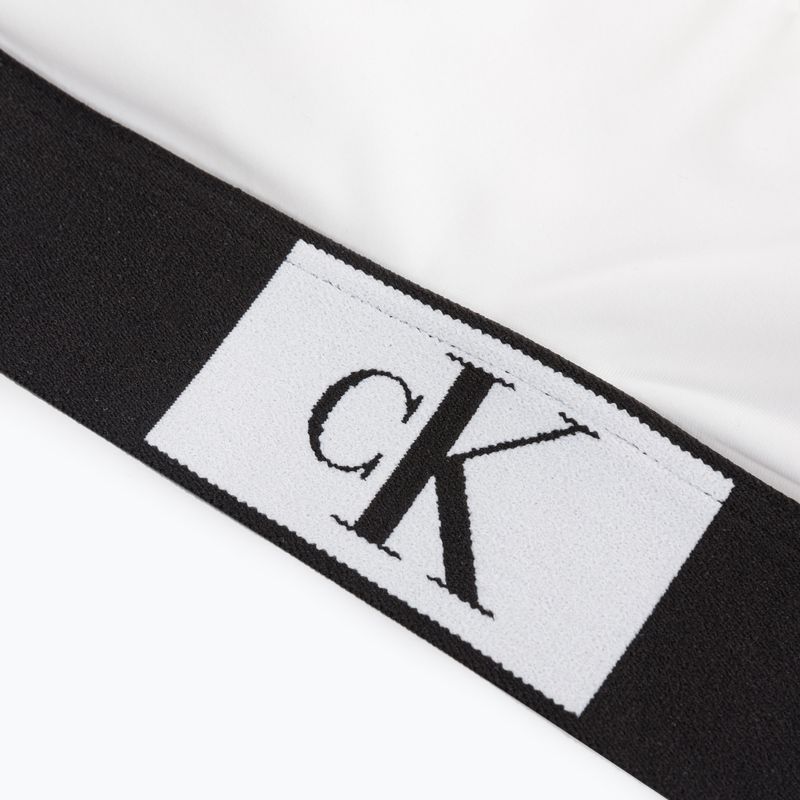 Góra od stroju kąpielowego Calvin Klein Bralette-Rp white 3