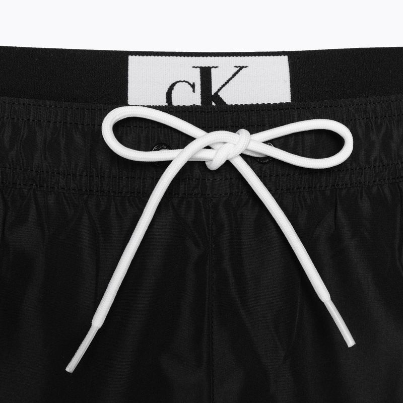 Szorty kąpielowe męskie Calvin Klein Short Double Wb black 3