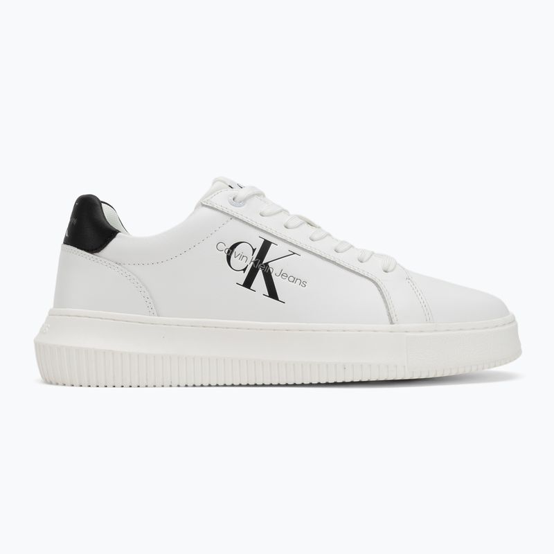 Buty męskie Calvin Klein YM0YM00681 Chunky Cupsole Monologo Lth triple bright white/black 2