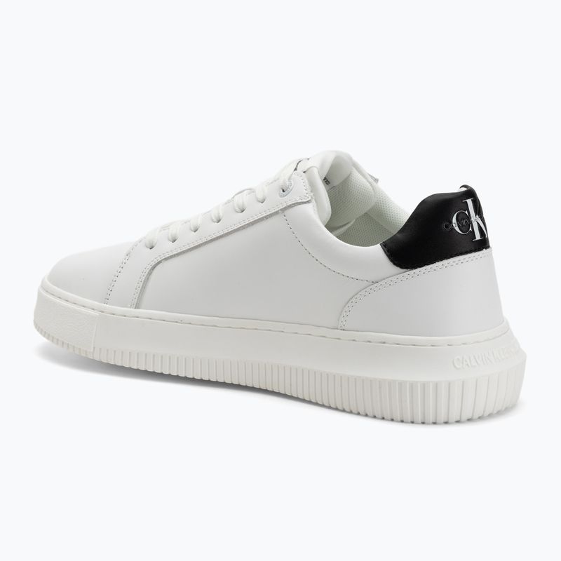 Buty męskie Calvin Klein YM0YM00681 Chunky Cupsole Monologo Lth triple bright white/black 3