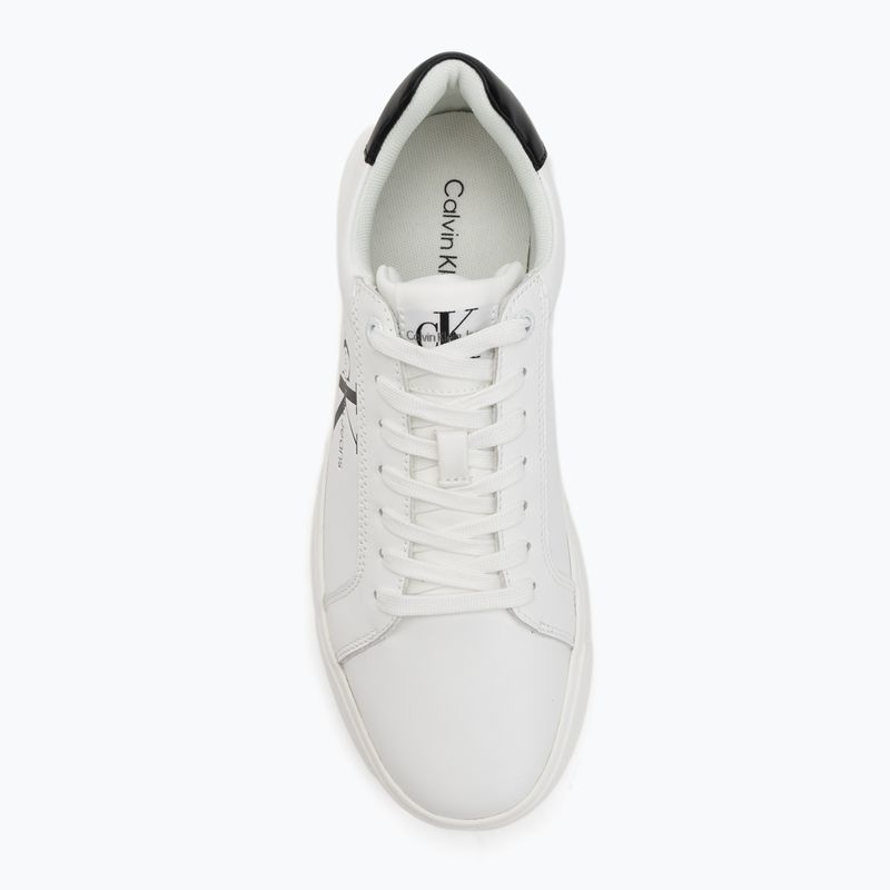 Buty męskie Calvin Klein YM0YM00681 Chunky Cupsole Monologo Lth triple bright white/black 5