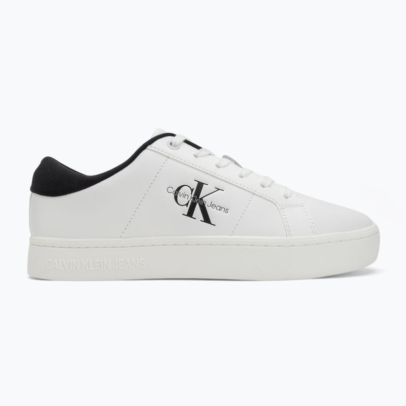Buty damskie Calvin Klein YW0YW01444 Classic Cupsole Lowlaceup Lth Wn bright white/black 2
